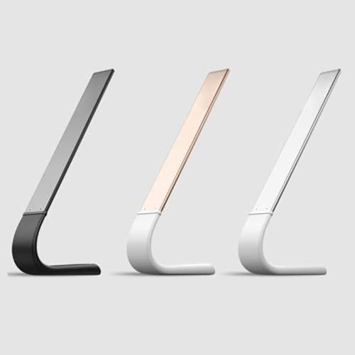 Mark' Wireless LED Desk Lamp, 360 Adjustable, Portable, Foldable and USB Rechargeable, Up to 40 Hours of Continuous Light, Touch Control, 6 Brightness Levels, 3 Light Modes (Gold)