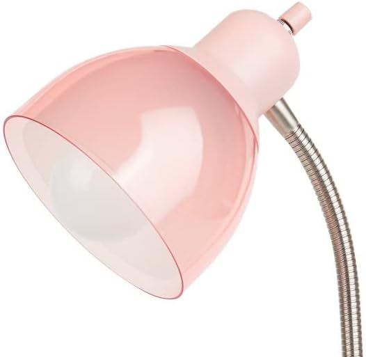 Urban Shop Organizer Task Lamp, Blush