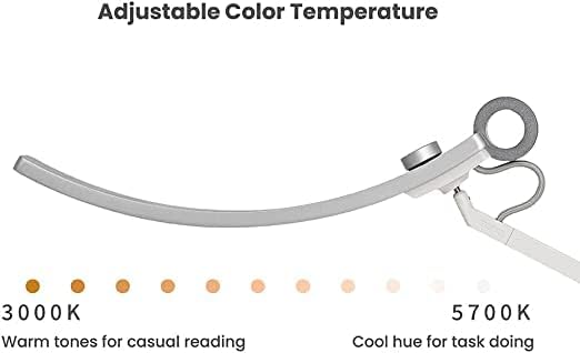 BenQ e-Reading Desk Lamp | Eye-caring for Home Office, Reading, Study, Craft | Ultrawide, Bright, Dimmable with 13 Color Modes | Adjustable Arm | Matte Gold