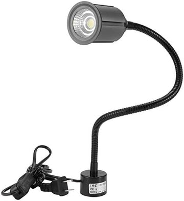Hyuduo LED Lamp with Magnetic Base, 12W Long Flexible Gooseneck Desk Work Lamp, Sewing Machine Light for Workbench, Metal Lathe, Drill Press