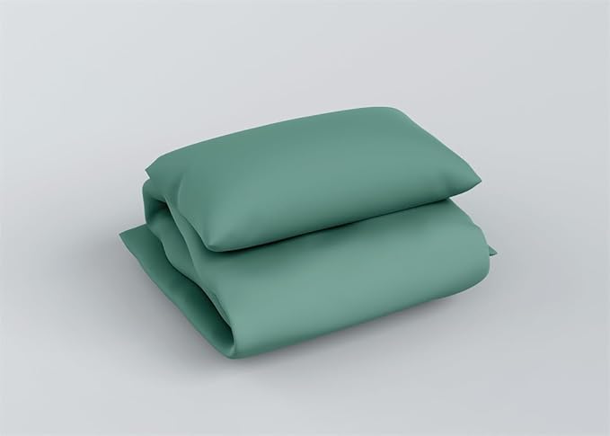 3 Piece Solid Color All Season Bedding Comforter Set Microfiber Soft Lightweight Bedding Set for Kids Teens Adults Room Decor with 1 Comforter and 2 Pillowcases Queen