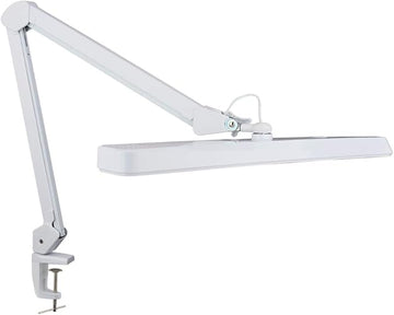 Neatfi XL 2,500 Lumens LED Task Lamp, 30W Super Bright Desk Lamp with Clamp, 162 Pcs SMD LED, Eye-Caring LED Lamp (Non-CCT, White)