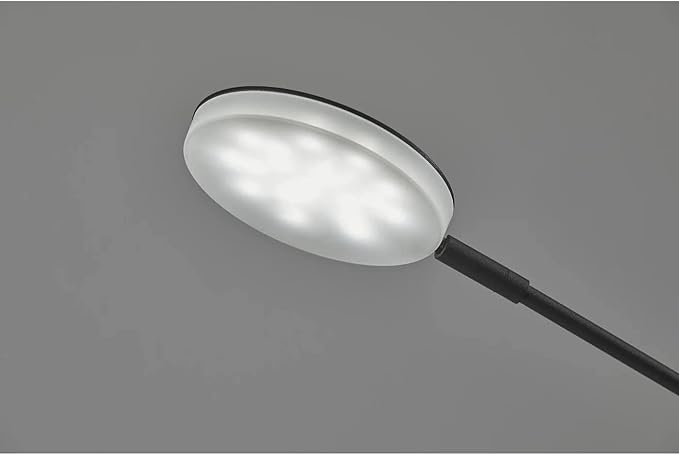 Adesso Home 2151-01 Contemporary Modern LED Floor Lamp from Grover Collection in Black Finish, 6.00 inches