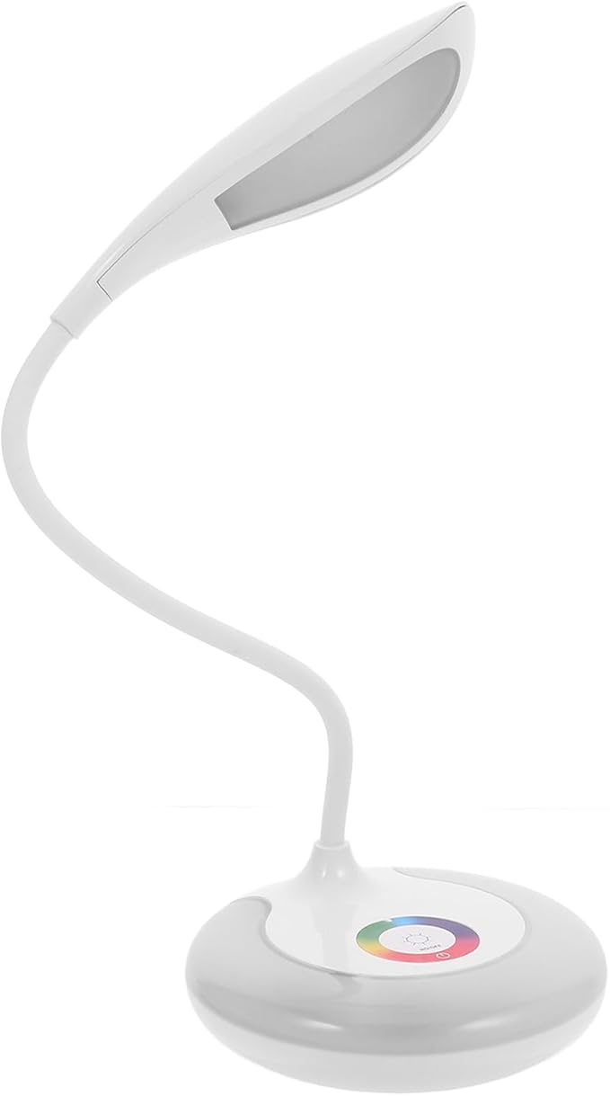 LED Gooseneck Desk Lamp, Office Desktop Lamp 3 Dimming Level, Touch Control, Battery Charging Table Lamp Adjustable Study Desk Lamp, Energy Saving Lamp Reading Light