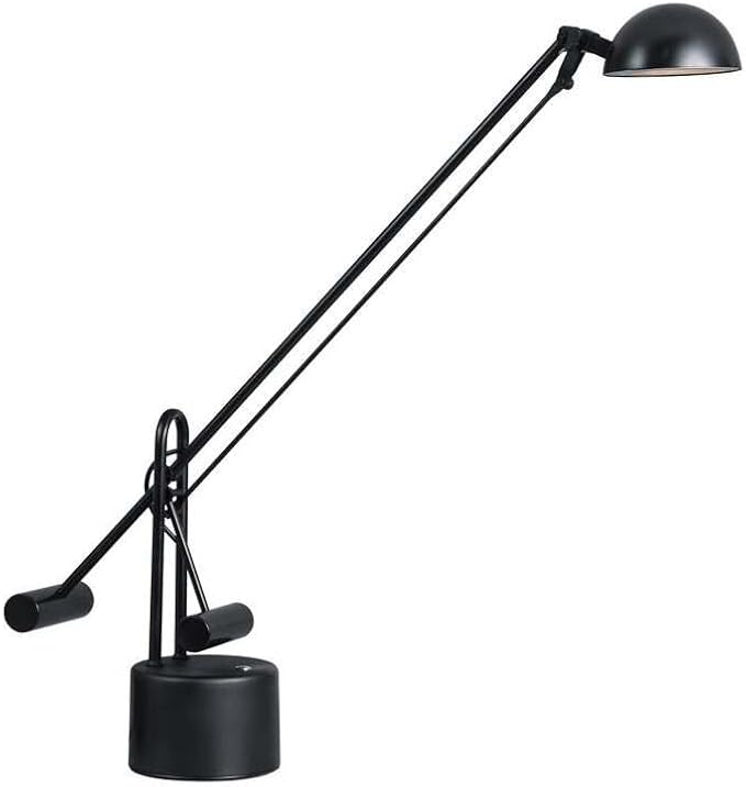 Lite Source LS-306BLK Halotech 29-Inch 8W LED Desk Lamp,Metal, Black