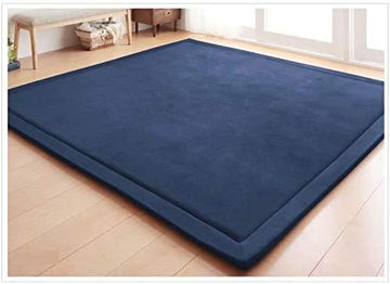 Baby Play Mat, V-mix Handmade Weaving Plush Foam Play Crawling Rugs for Baby, Toddler, Children, Yoga Mat, Exercise Mat Cushy-Soft & Thick Hypoallergenic, Non-Toxic, Reversible