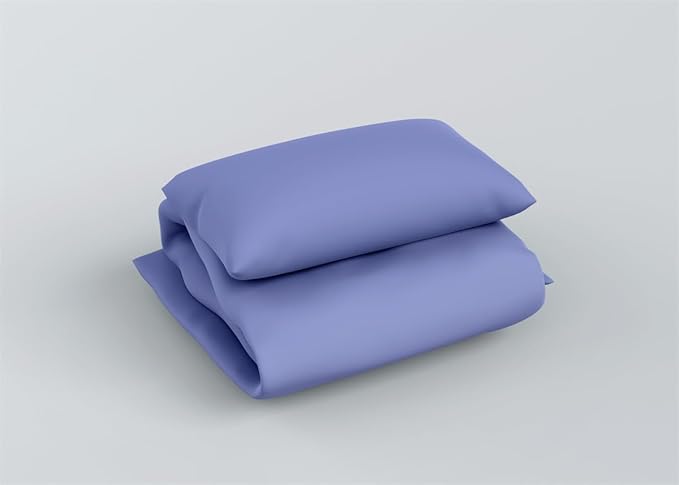 3 Piece Solid Color All Season Bedding Comforter Set Microfiber Soft Lightweight Bedding Set for Kids Teens Adults Room Decor with 1 Comforter and 2 Pillowcases Full