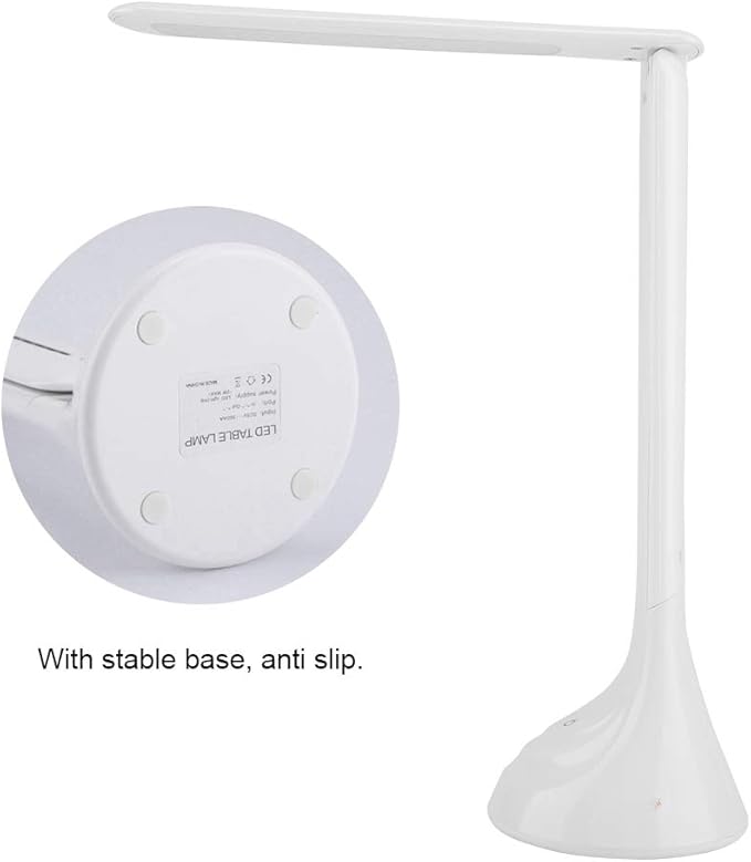 Led Desk Lamp,EyeCaring Table Lamps,Rechargeable Folding Led Light Desk Table Desktop Lamp Eye Care for Reading Study Lighting,Dimmable Office Lamp with USB Charging Port