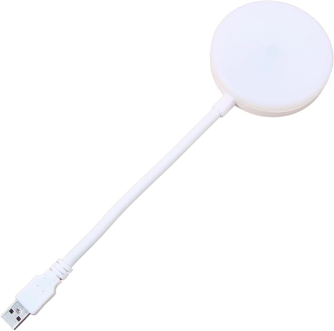 USB Night Light with 3 Color Mode, Arbitrary Brightness Control Small lamp, Portable 360° Flexible Gooseneck for Reading, Makeup, Fill Light, Travel, Outdoor, Power Failure Emergency.
