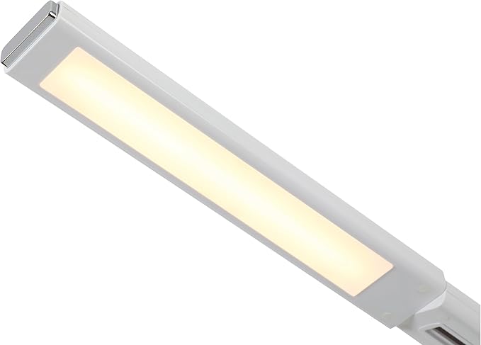 Folding Mini Desk Lamp - Dimmable Touch Control 8W LED Portable Light - Foldable 17.67" H Table Top Lamps for Office Home & Travel, White