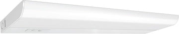 Feit Electric Under Cabinet Lighting 20" LED Light Fixture, Works with Alexa/Google Home, Frost Lens Kitchen Cupboard Night Light, Linkable up to 8, 20 Watts, 90 CRI, 1500 Lumens, White UCL24/CCTCA/AG