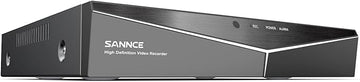 SANNCE 1080P 16 Channel CCTV DVR (NO Hard Drive), H.264+ Hybrid 5-in-1 Security Camera Recorder, Supports 2MP TVI AHD CVI CVBS Analog IP Surveillance Cameras, Remote Access, Motion Alert