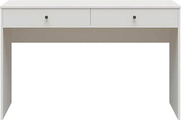 Ameriwood Home The Loft 2 Drawer Desk, White