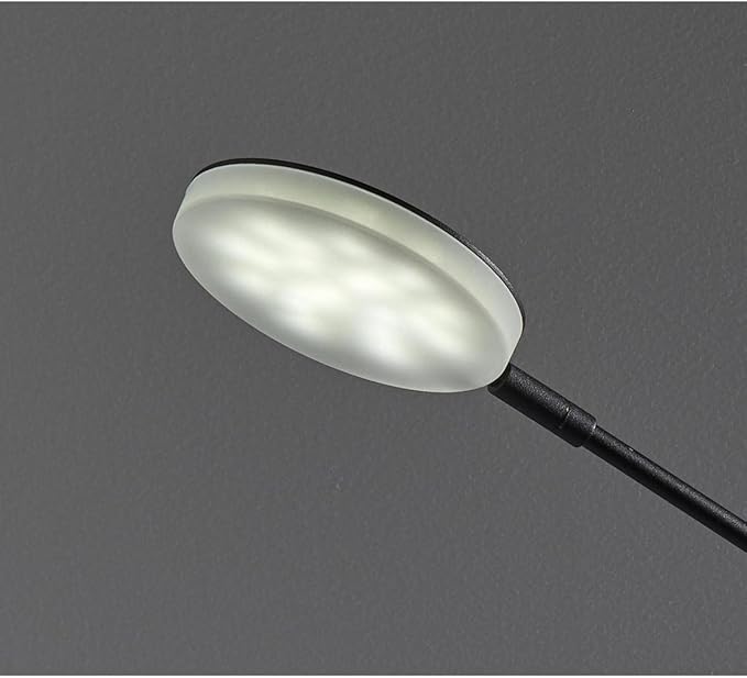 Adesso Home 2150-01 Contemporary Modern LED Desk Lamp from Grover Collection in Black Finish, 4.75 inches