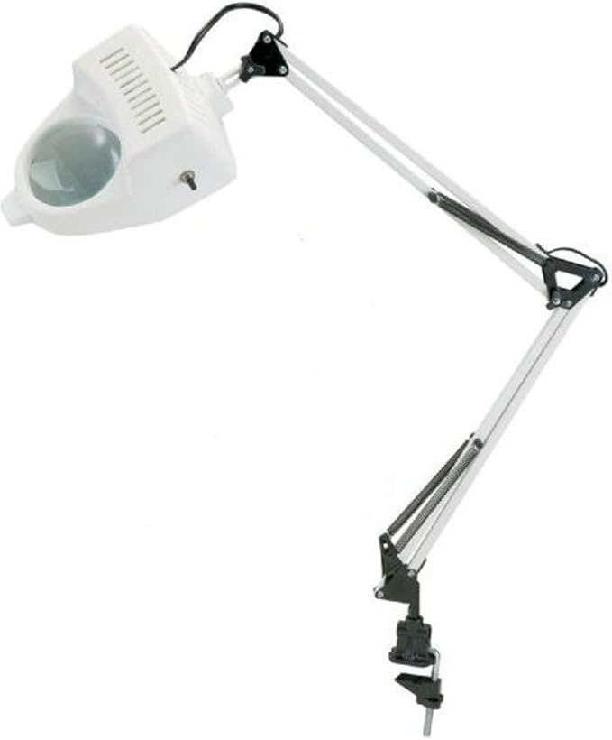 Alvin, ML100-D, Swing-Arm Magnifier Lamp - White