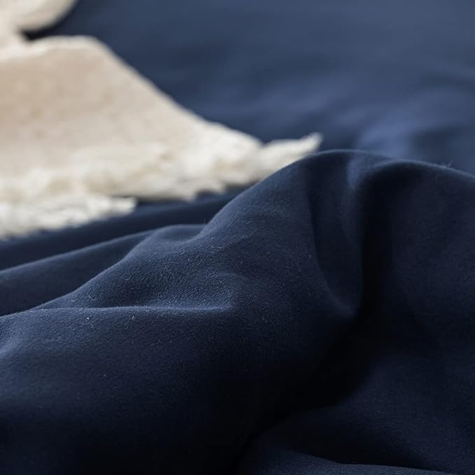 Navy Comforter Full Size Navy Blue Bedding Set Dark Navy Blue Comforter Set 3 Pieces 1 Comforter with 2 Pillowcases