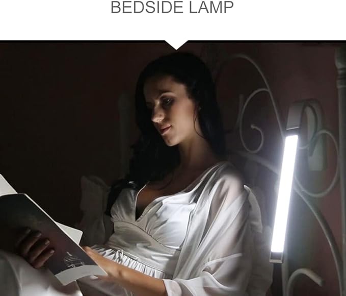 Mark' Wireless LED Desk Lamp, 360 Adjustable, Portable, Foldable and USB Rechargeable, Up to 40 Hours of Continuous Light, Touch Control, 6 Brightness Levels, 3 Light Modes (Gold)