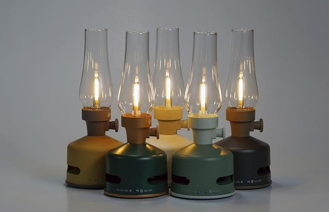 MoriMori design lamp with loudspeaker (mint green)