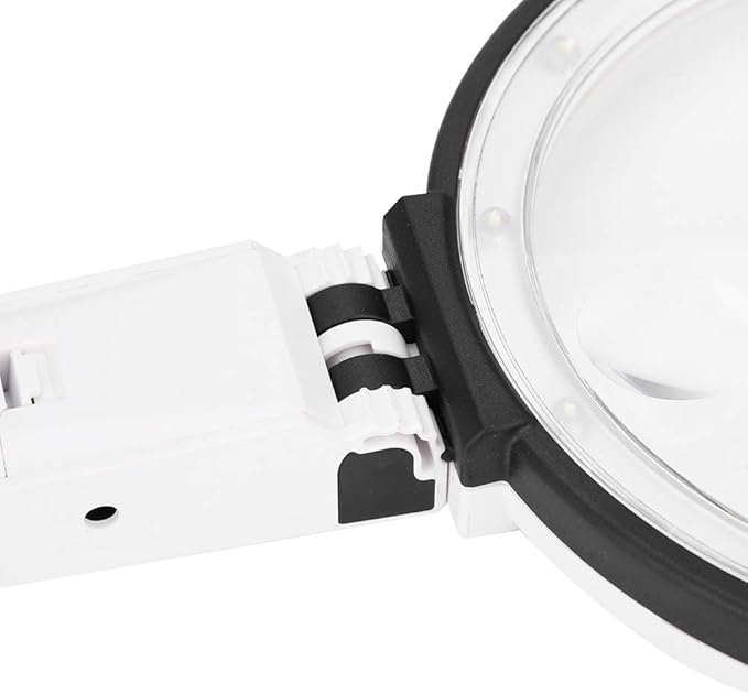 LED Table Lamp with 1.8X & 5X Magnifier, Desk Illuminated Tools Magnifying Glass for Reading Cosmetic Makeup Tattoo Manicure Lighted Magnifier
