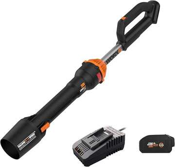 Worx Nitro WG543 20V LEAFJET Leaf Blower Cordless with Battery and Charger, Blowers for Lawn Care Only 3.8 Lbs., Cordless Leaf Blower Brushless Motor – Battery & Charger Included