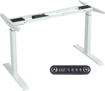 Radlove Dual Motor Height Adjustable Standing Desk Frame, Adjustable Desk Legs for 48'' to 70'' Desk Tops, Home Office Sit Stand Desk Base, Heavy Duty 265 lb Load Capacity for Home Office