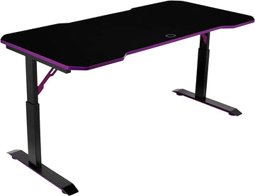 Cooler Master GD160 PC Gamimg Desk, Onesize, Black, Purple