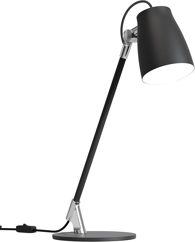 Astro Atelier Desk Indoor Table Lamp (Matt Black) - Dry Rated - E26/Medium Lamp, Designed in Britain - 1224068-3 Years Guarantee