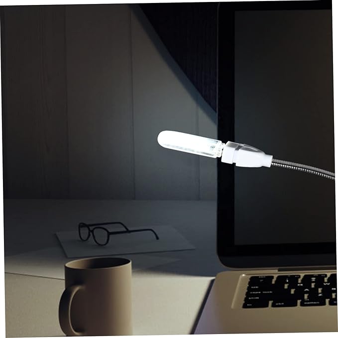 ARTIBETTER 3pcs U Disk Night Light Led Night Light Gooseneck Desk Lamps Indoor Light Bulbs for Her Portable Light Bulb Nightlight Computer Light Field Camping Lights PVC Student