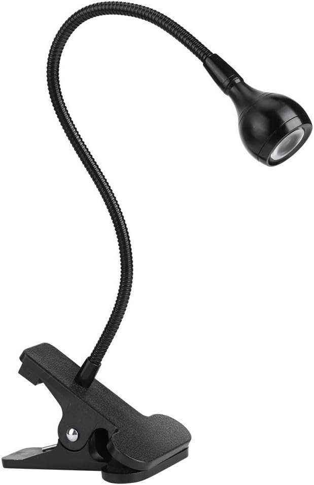Yosoo LED Clamp, USB Flexible Clamp Clip On LED Desk Light Bedside Night Lamp for Reading Study
