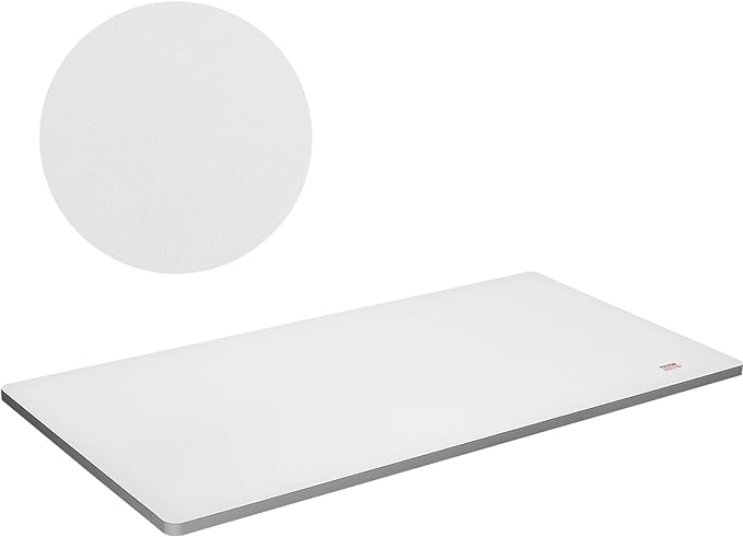 VEVOR One-Piece Particle Board Desktop Universal Tabletop, 55" D x 28" W x 1" H, White
