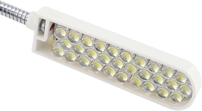 Zerodis Sewing Machine Light LED Lighting, LED Lamp Magnetic Base LED Desk Lamp for Workbench Lathe Drill Press Daylight Flexible Arm Work Lamp(us)