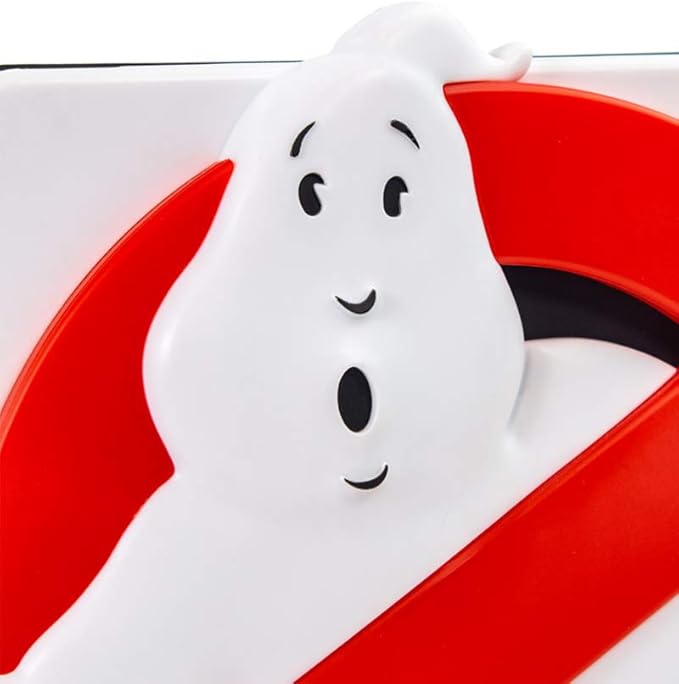 Numskull Ghostbusters Logo Lamp Wall Light - Ambient Lighting Gaming Accessory for Bedroom, Home, Study, Office, Work - Official Ghostbusters Merchandise, Plastic