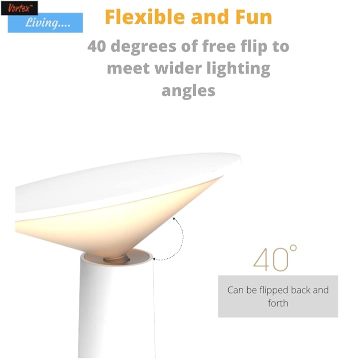 Vortex LS-8925 MINI I LAMP Creative Nordic Style USB Charging Learning Touch Switch Eye Protection Student Dormitory Rechargeable Dimmable Night Light I LED Desk Lamp