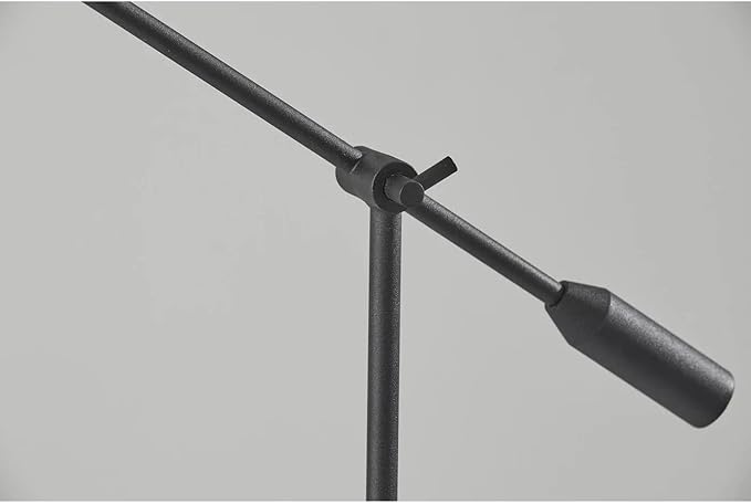 Adesso Home 2151-01 Contemporary Modern LED Floor Lamp from Grover Collection in Black Finish, 6.00 inches