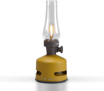 MoriMori design lamp with loudspeaker (corn-gold)