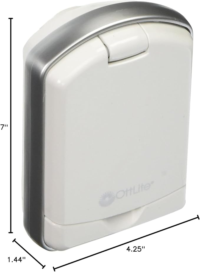 OttLite 490009 LED Mini Flip Light, White