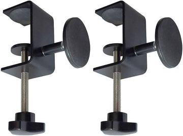 2 pcs Desk Table Wall Adjustable Protective Spacer, Desk Table Tops Wall Spacer (Black)