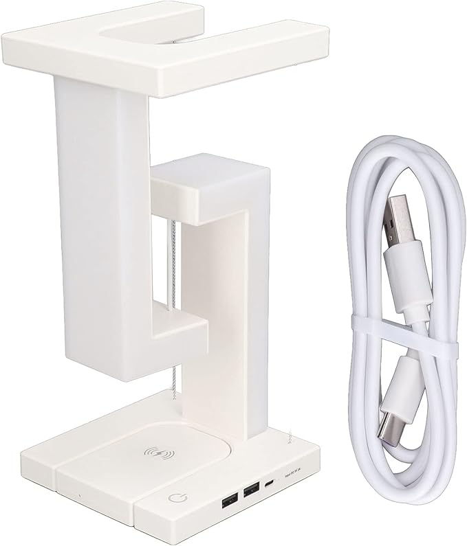 Hilitand Unique Modern Magnetic Levitating Lamp 3 Gears Touching Switch Charging Decorative LED Night Light