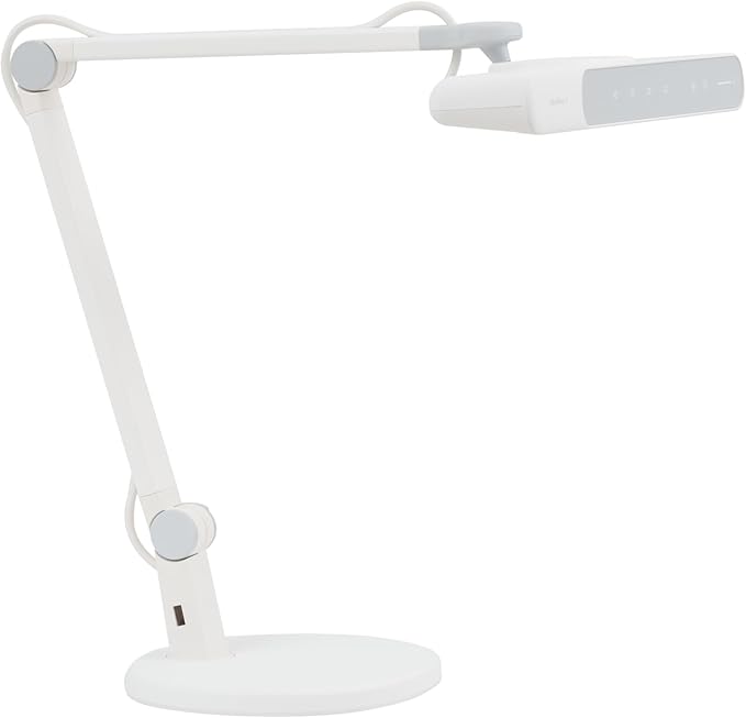 BenQ MindDuo 2 Kids Study Lamp (White), Wide & Even Illumination, Auto Dimming, Brightness & Color Adjustment, Presence Detection