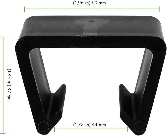 30 PCS Outdoor Furniture Clips, Patio Furniture Fasteners Outdoor Furniture Clips Wicker for Home, Patio and Outdoor Furniture, Black