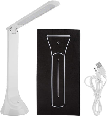 Led Desk Lamp,EyeCaring Table Lamps,Rechargeable Folding Led Light Desk Table Desktop Lamp Eye Care for Reading Study Lighting,Dimmable Office Lamp with USB Charging Port