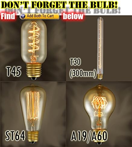 Loft Style Lamp, Different Thinker, Steampunk Industrial Vintage Style, Wood Base Metal Body, Table Desk Light with Dimmer, LL-017