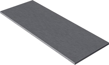 Kaboon Universal Tabletop 59.1"x23.62", Solid One-Piece Melamine Table Top, Double Desk L-Desk DIY, Home and Office Countertop, Greylish Blue