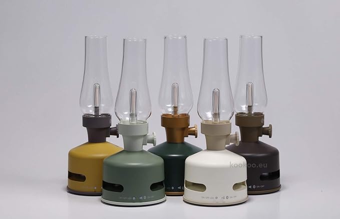 MoriMori design lamp with loudspeaker (pearl white)