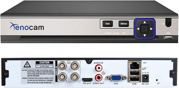 4CH 5M-N/1080N Full High Definition Hybrid for AHD/TVI/CVI/Analog/IP DVR H.265 CCTV Video Recorder P2P Remote Phone Monitoring for Home Security Surveillance System Camera (NO HDD)…