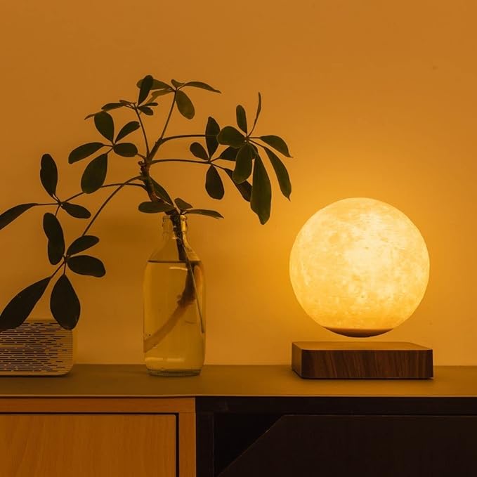 Levitating Moon Lamp, Floating Moon Lamp Magnetic Levitation Moon Light Gifts for girls, boys, Children and teenagers