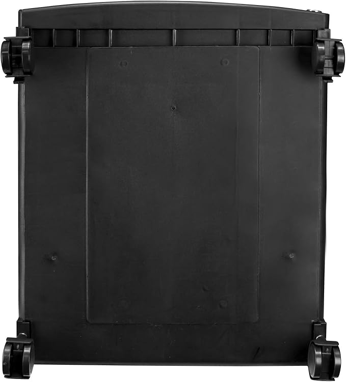 Storex 61314A01C File Cabinet, 1-Pack, Black/Blue