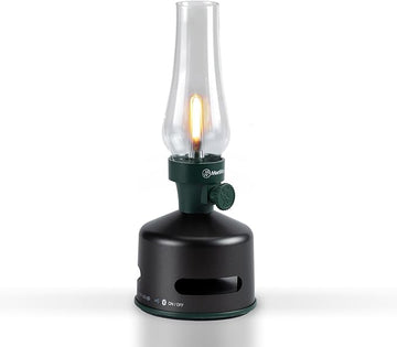 MoriMori design lamp with loudspeaker (green-black)