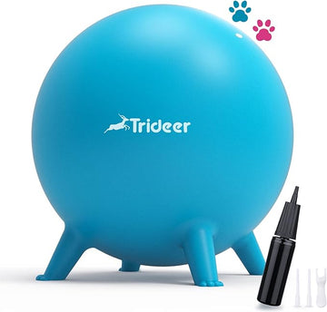 Trideer Flexible Seating for Classroom Elementary, Yoga Ball Chairs for Kids, Wobble Chair of School Supplies for Sensory Kids, Student Desk Chairs for Homeschool (Blue, 45cm)