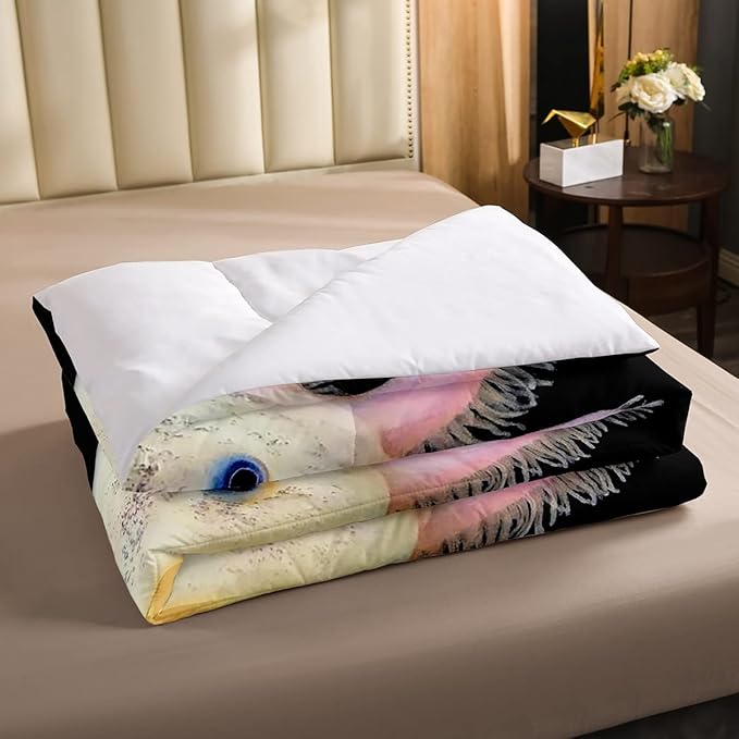 Axolotl Bedding Set Full Cute Axolotl Comforter Set 3D Axolotls Down Comforter Bedroom Decor Sea Wildlife Animals Reptile Duvet Set Lightweight Soft Warm Quilt Set for Kids Boys Teens Men Adult